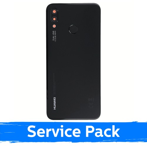 Задняя крышка для Huawei P20 Lite чёрный (Service Pack)