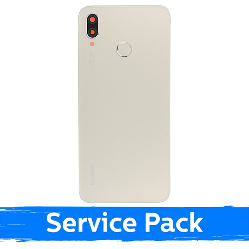 Задняя крышка для Huawei P20 Lite золотой (Service Pack)