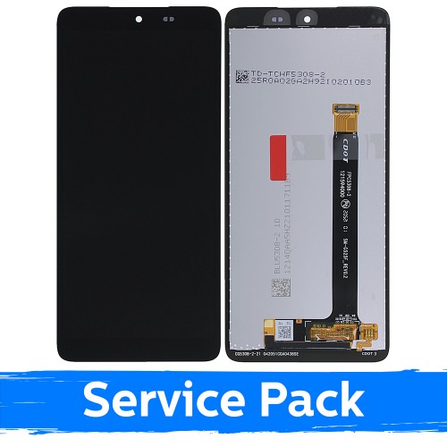 LCD Display Compatible With Samsung G525 Xcover 5 Black (Service Pack)