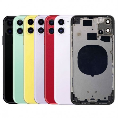 Задняя крышка для iPhone 11 с полным корпусом красный OEM