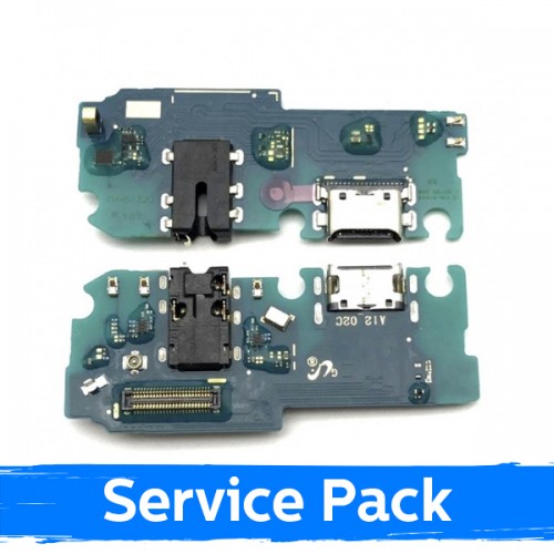 Разъём зарядки для Samsung A125 A12 с шлейфом Plata (Service Pack)