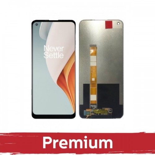 LCD Display Compatible With OnePlus Nord N100 Black OEM