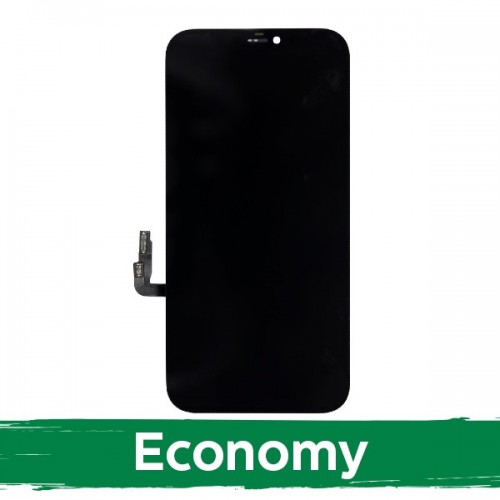 LCD ekranas, suderinamas su iPhone 12 / 12 Pro, juodas (INCELL / Economy)