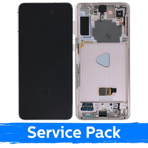 LCD-дисплей для Samsung G996 S21 Plus в рамке Phantom Violet (Service Pack)