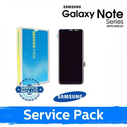 LCD ekranas, suderinamas su Samsung N970 Note 10, juodas (Service Pack) (NF versija)