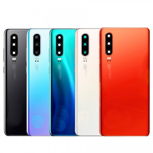 Galinis dangtelis suderinamas su Huawei P30 / baltas perlinis / (su kameros lęšiu) HQ