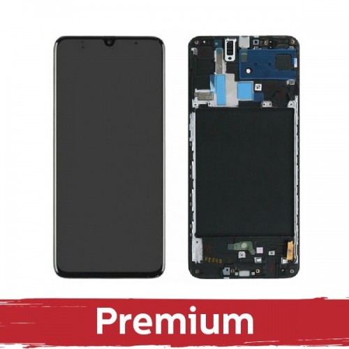 LCD ekranas suderinamas su Samsung A705 A70 su rėmeliu / didelis ekranas / OEM