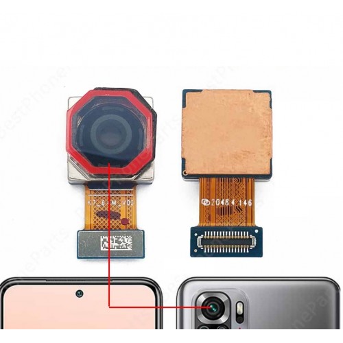 Galinė kamera suderinama su Xiaomi Redmi Note 10S originali