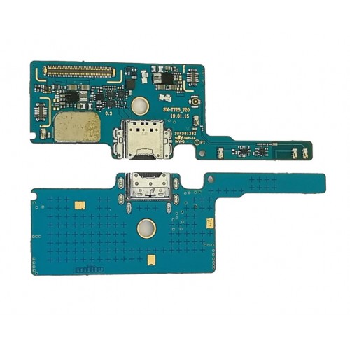Charging Port Compatible With Samsung T725 / T720 Tab S5e With Flex / Plata OEM