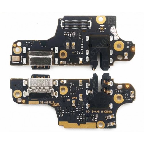 Charging Port Compatible With Xiaomi Redmi Note 9 Pro / Note 9S / Poco M2 Pro with Flex / Plata OEM