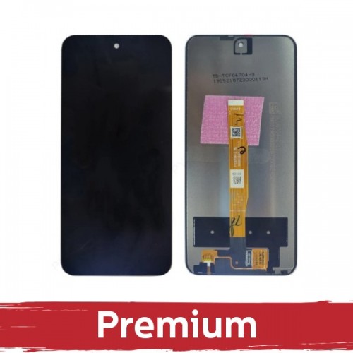 LCD ekranas skirtas Nokia XR20 juodas OEM