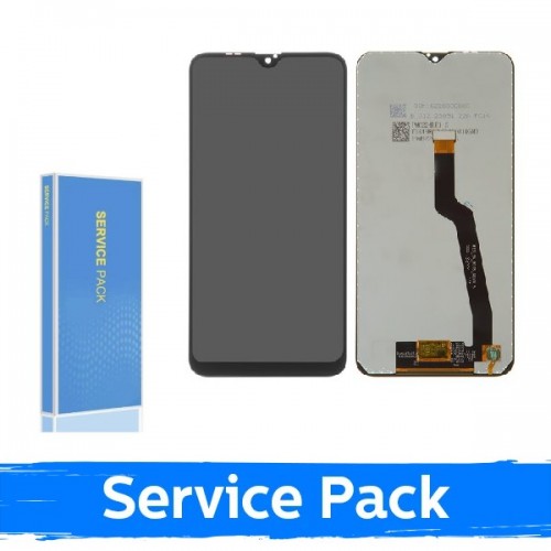 Дисплей LCD для Samsung A105 A10 чёрный (Service Pack / Aftermarket) (без рамки)