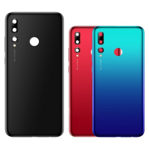 Задняя крышка для Huawei P Smart Plus 2019 чёрный (с линзой камеры) HQ