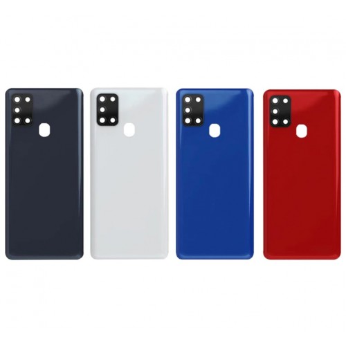 Galinis dangtelis suderinamas su Samsung A217 A21s / juodas / (su kameros lęšiu) HQ