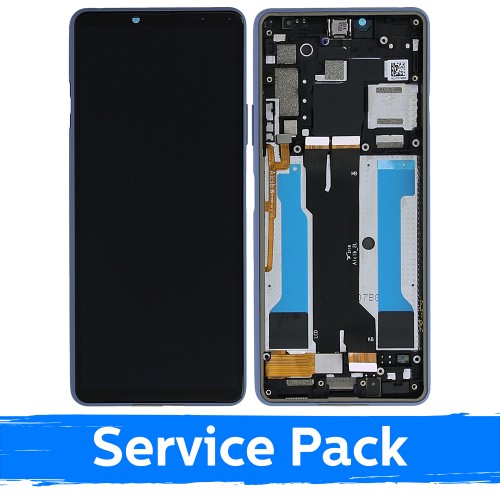LCD ekranas suderinamas su Sony Xperia 10 III mėlynas originalus (Service Pack)