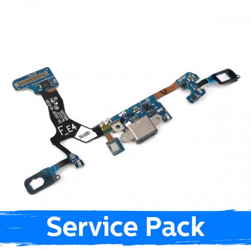 Разъём зарядки совместим с Samsung G930 S7 с шлейфом / Plata (Service Pack)