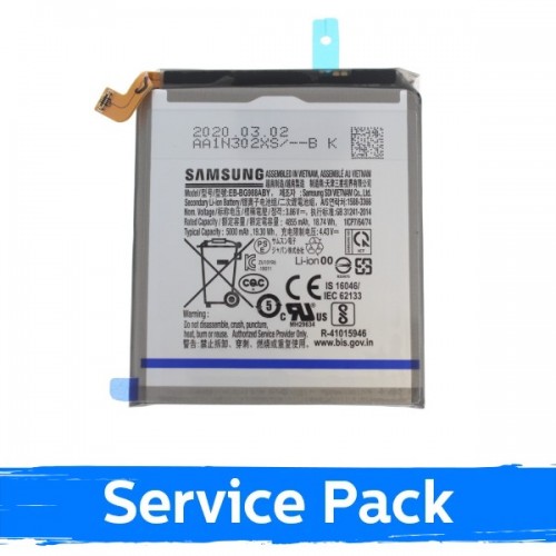 Baterija suderinama su Samsung G988 S20 Ultra EB-BG988ABE 5000mAh (Service Pack)