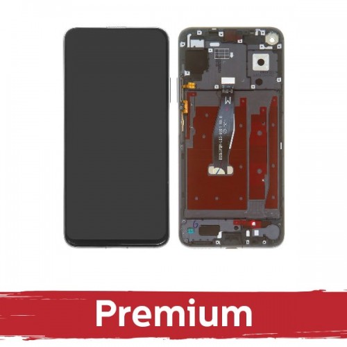 LCD дисплей для Huawei Nova 5T / Honor 20 с рамкой / чёрный / OEM