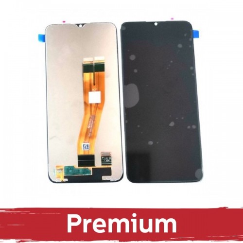 LCD ekranas suderinamas su Samsung A037G A03s juodas OEM