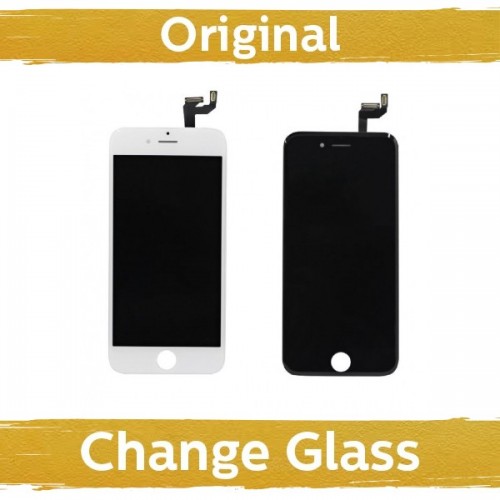 LCD ekranas suderinamas su iPhone 6 Plus juodas (atnaujintas: Kinija)