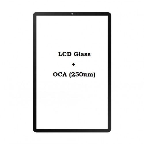 Внешнее стекло экрана для Apple iPad Mini 6 (2021) "Pro+" чёрный стекло + OCA XH 250um