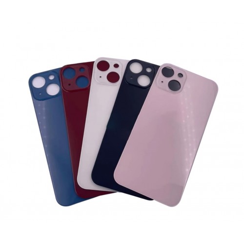 Задняя крышка для Apple iPhone 13 Mini синий (увеличенное отверстие камеры) OEM