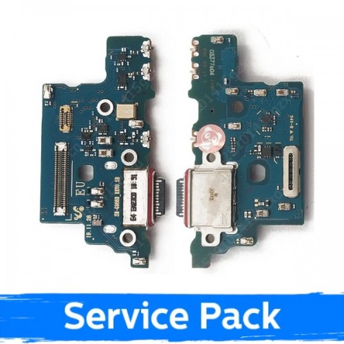Įkrovimo jungtis skirta Samsung G988 S20 Ultra su lankstiu kabeliu / Plata (Service Pack)