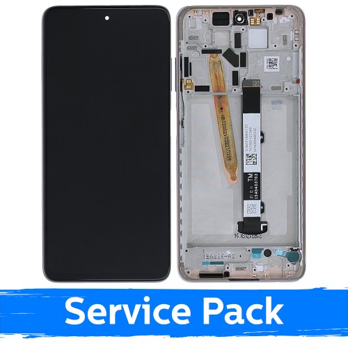 LCD ekranas skirtas Xiaomi Poco X3 Pro (X3) su rėmeliu / Metal Bronze / (Service Pack)
