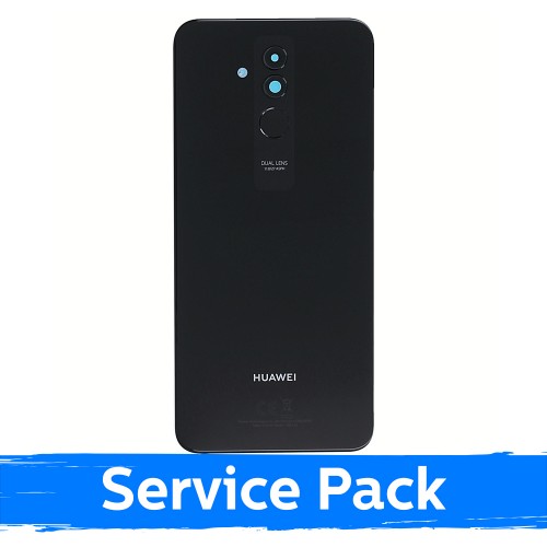Задняя крышка совместимая с Huawei Mate 20 Lite чёрная 100% оригинал (Service Pack)