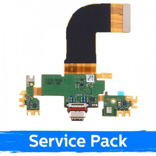 Įkrovimo jungtis skirta Sony Xperia 5 su lankstiu kabeliu originali (Service Pack)