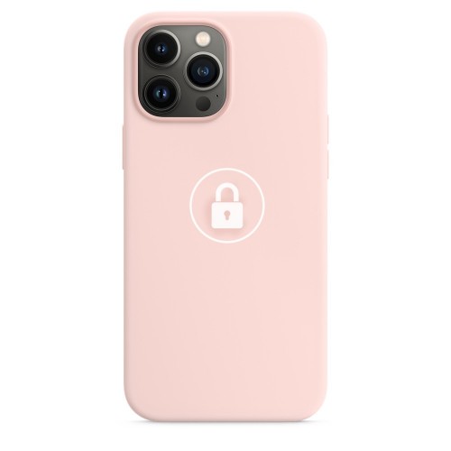 Telefono dėklas Silicone Case v2, skirtas Apple iPhone 13 Pro Max, Chalk Pink, pakuotėje
