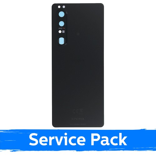 Galinis dangtelis suderinamas su Sony Xperia 1 III juodas (Service Pack)