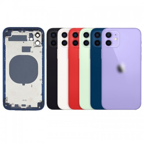 Задняя крышка совместимая с iPhone 12 с полным корпусом / зелёный / OEM