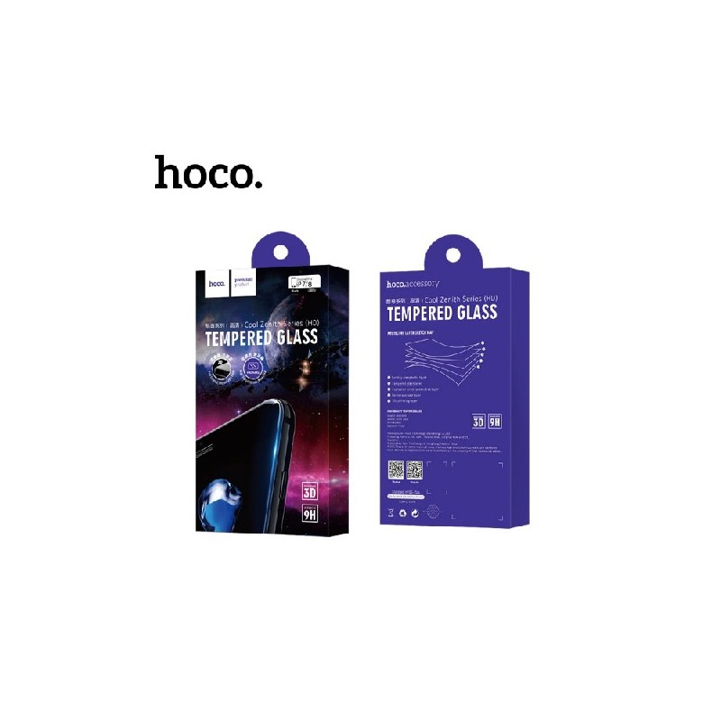 Закалённое стекло "Hoco V1 3D Cool Zenith series High transparent" для Apple iPhone 7/8 белый
