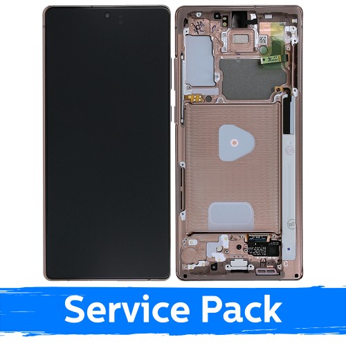 LCD ekranas suderinamas su Samsung N980 (N981) Note 20 su rėmeliu / Mystic Bronze / (Service Pack)