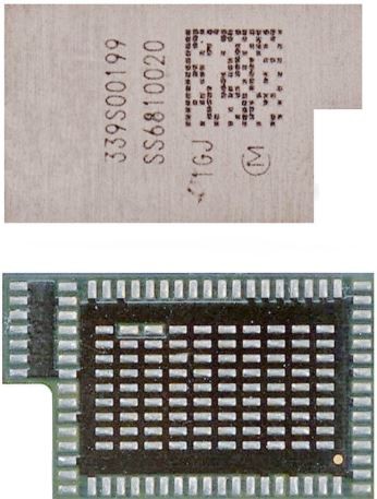Mikroschema IC iPhone 7/7 Plus WiFi/Bluetooth modulis (339S00201/339S00199)