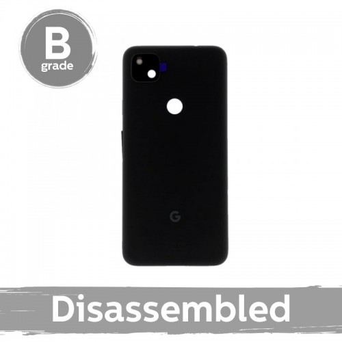 Galinis dangtelis suderinamas su Google Pixel 4A 4G / juodas / su kameros stiklu 100% originalus (9/10 išrinktas)