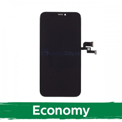 LCD ekranas suderinamas su iPhone X juodas (INCELL / Economy)