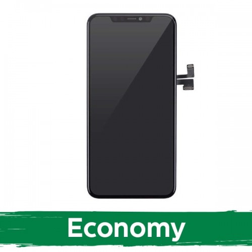 Ekranas skirtas iPhone 12 Pro Max juodas (INCELL / Economy) / *Removable IC* /