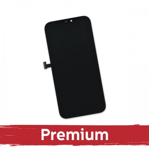 Ekranas skirtas iPhone 12 Pro Max juodas (Hard OLED / Premium) /*Removable IC*/