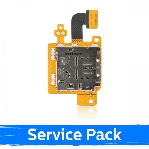 Flex Cable Compatible With Samsung T545 Tab Active Pro SIM Reader / Plata (Service Pack)