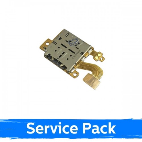 Flex Cable Compatible With Samsung T976 / T970 Tab S7 Plus SIM Card Reader / Plata (Service Pack)