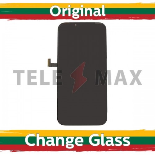 LCD Display Compatible With iPhone 13 Pro Max Black original (Refurbished: Telemax)