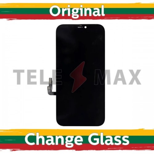 LCD дисплей совместим с iPhone 12 / 12 Pro чёрный (восстановленный: Telemax)
