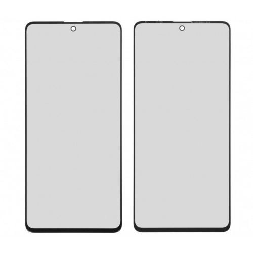 Outer Screen Glass Compatible With "Pro+" Samsung N770 Note 10 Lite Black