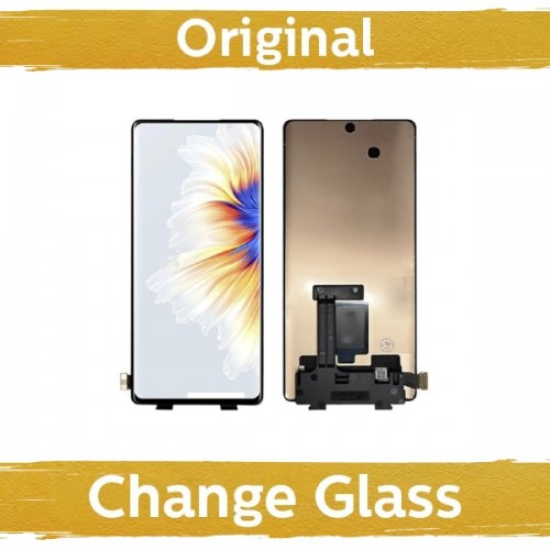 LCD дисплей для Xiaomi Mi Mix 4 чёрный (восстановленный: Китай)