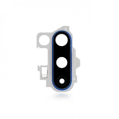 Rear Camera Lens Compatible With OnePlus 8 Pro Rear Camera Lens / Ultramarine Blue / (With Frame)