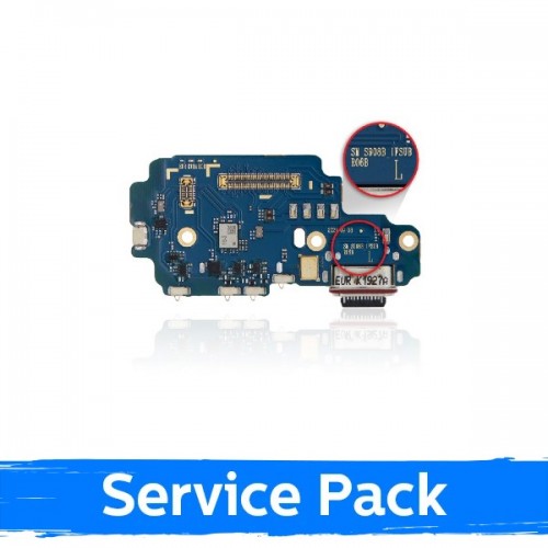 Įkrovimo jungtis skirta Samsung S908 S22 Ultra su Flex / Plata (Service Pack)