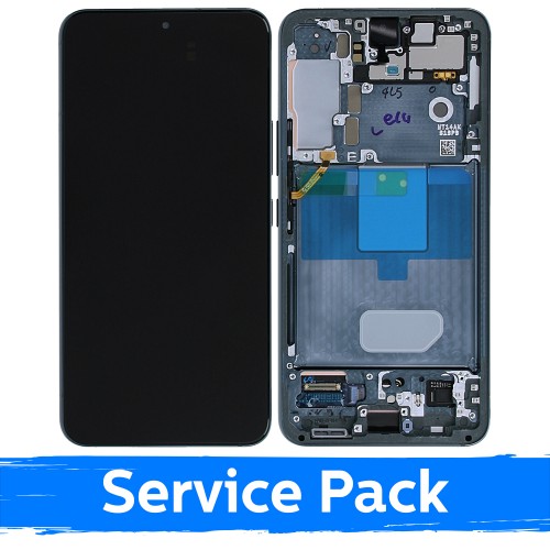 LCD дисплей для Samsung S901 S22 с рамкой / зелёный / (Service Pack)