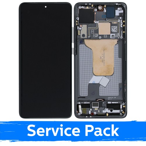 LCD дисплей для Xiaomi 12 (12S 12X) с рамкой / серый / (Service Pack)